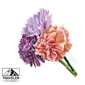 Three Flowers Prints